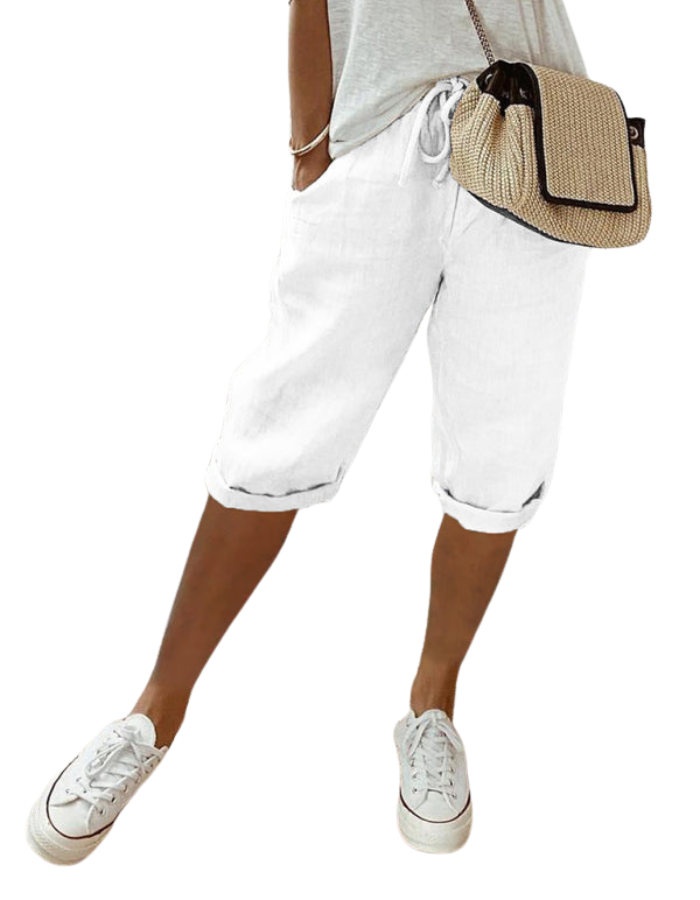 SHOPIQAT New Women's Pocket Elastic Casual Trousers - Premium  from shopiqat - Just $6.950! Shop now at shopiqat