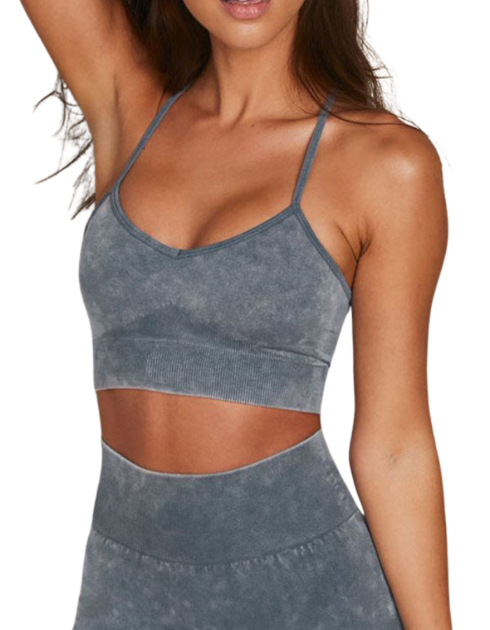 SHOPIQAT New Tight Yoga Sports Bra Halter Top - Premium  from shopiqat - Just $5.850! Shop now at shopiqat