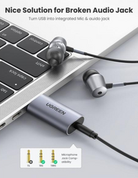 Ugreen Sound Card Adapter USB to 3.5mm