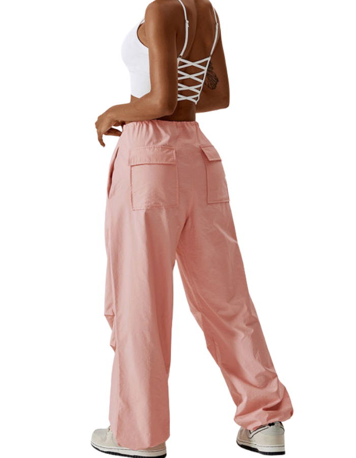 SHOPIQAT Women's Loose Straight Leg Casual Pocket Overalls