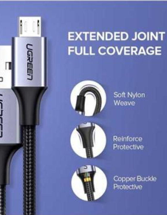 Ugreen Micro USB 2.0 Data Cable 1M
