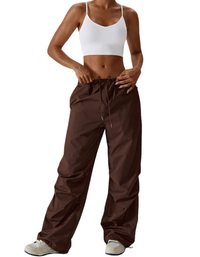 SHOPIQAT Women's Loose Straight Leg Casual Pocket Overalls