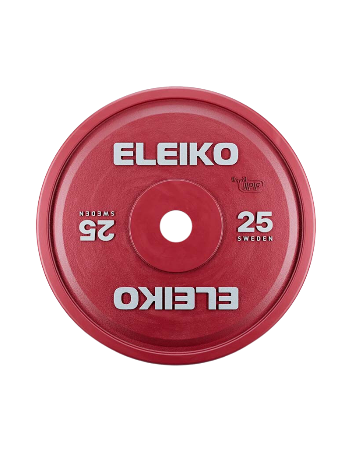 Eleiko IPF Powerlifting Competition Single Plate - 25 kg - Premium  from shopiqat - Just $80! Shop now at shopiqat