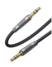 Ugreen 3.5mm Aux Audio Cable Silver 1.5 M