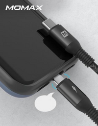 Momax  Lightning to USB-C Cable Elite Link - Black