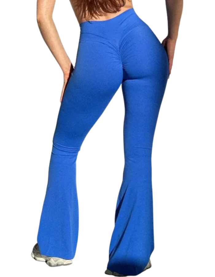 SHOPIQAT New Peach Yoga High Waist Hip Lifting and Flared Leggings - Premium  from shopiqat - Just $8.400! Shop now at shopiqat