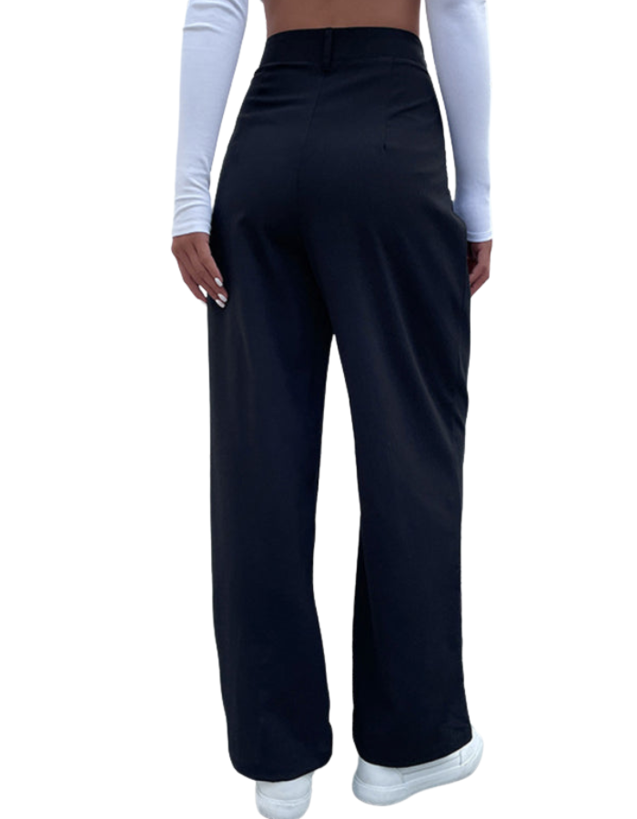 SHOPIQAT Women's Fashion Solid Colour Waist Casual Pants - Premium  from shopiqat - Just $8.800! Shop now at shopiqat