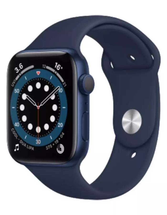 Apple Watch Series 6 GPS 40mm Aluminum Case Smart Watch - Blue / Navy