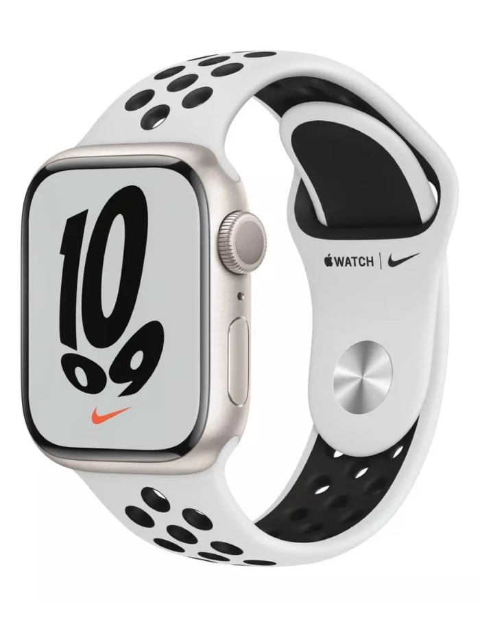 Apple Watch Series 7 GPS Nike 45mm - Starlight / Black