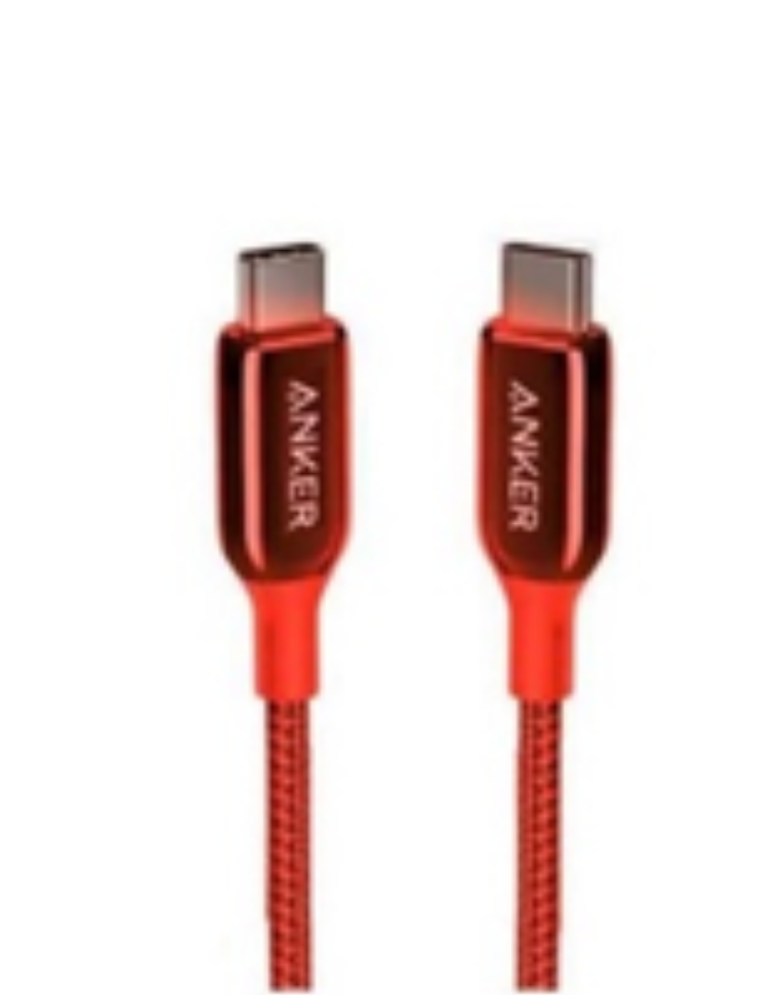Anker Powerline + III USB C to USB C (6ft) - Red