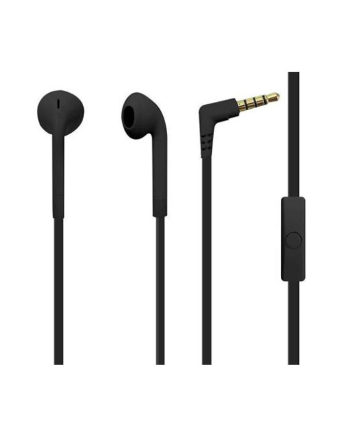 Puro ICON Stereo Headphone w / Microphone- Black 3.5 mm