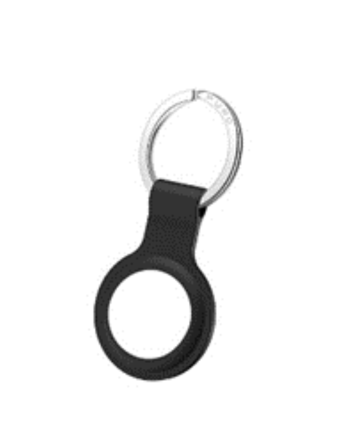 Puro Apple Airtag Icon Case with Carbiner - Black