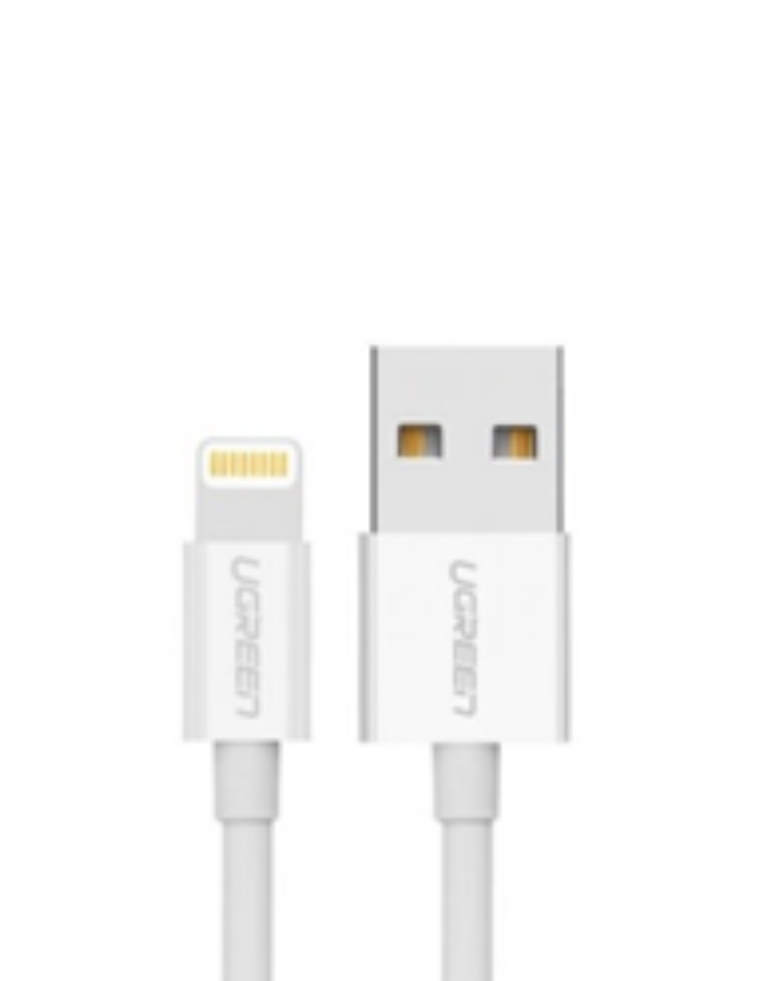 Ugreen USB - A To Lightning Male Cable 1m - White