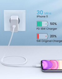 Ugreen Fast Charging Lightning Cable Mfi 2m - White