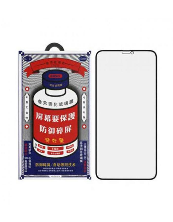 Remax iPhone 11 / XR Medicine Glass GL-27 3D Protective Glass - Black - Premium  from shopiqat - Just $6! Shop now at shopiqat
