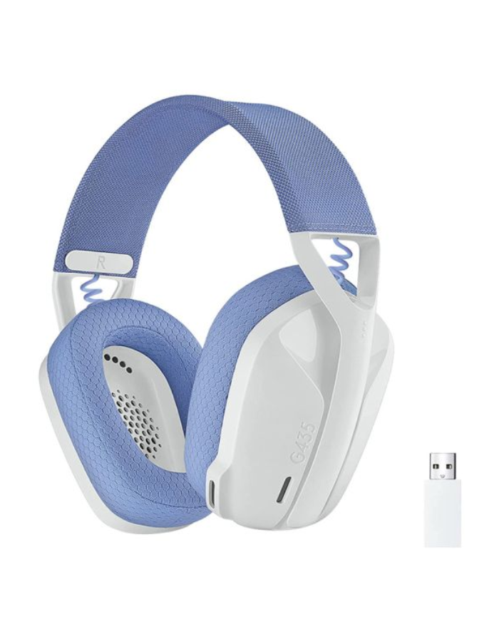 Logitech G435 LIGHTSPEED & Bluetooth Wireless Gaming Headset - White