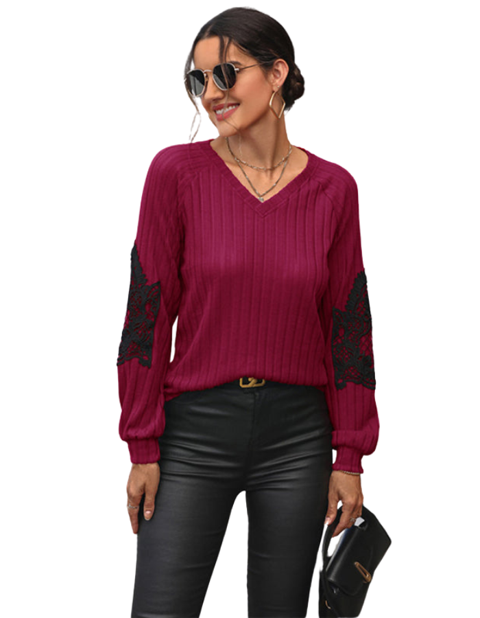 SHOPIQAT Women's New Solid Color Knitted Sweater Bottoming Top - Premium  from shopiqat - Just $7.900! Shop now at shopiqat