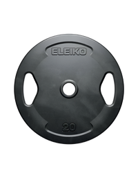 Eleiko Grip Rubber Single Plate - 20 kg - Premium  from shopiqat - Just $90! Shop now at shopiqat