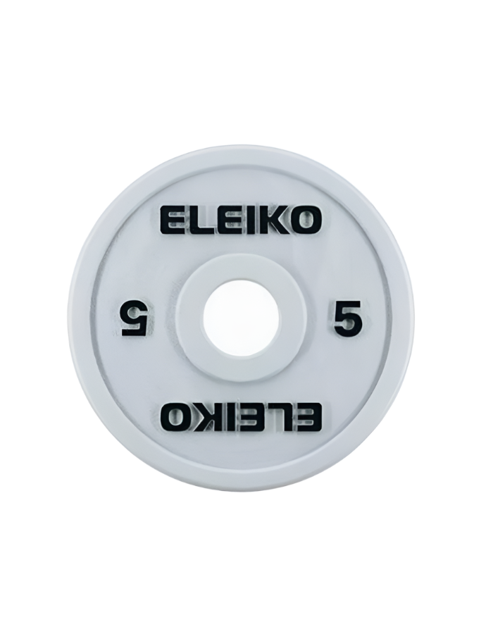 Eleiko IPF Powerlifting Competition Single Plate - 5 kg - Premium  from shopiqat - Just $24! Shop now at shopiqat