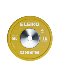 Eleiko IWF Weightlifting Competition Single Plate - 15 kg - Premium  from shopiqat - Just $170! Shop now at shopiqat