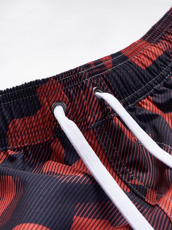 SHOPIQAT New Arrival Men's Seaside Travel Casual Shorts Sports Surfing Swimming Trunks Casual Cropped Pants - Premium  from shopiqat - Just $6.200! Shop now at shopiqat