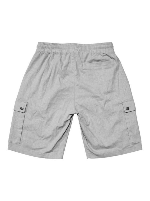 SHOPIQAT Casual Men's Slim Drawstring Shorts Thin Quarter Pants Cargo Shorts - Premium  from shopiqat - Just $7.750! Shop now at shopiqat