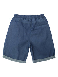 SHOPIQAT Casual Three-Quarter Pants Solid Colour Shorts Loose High-Waisted Rope Breathable Shorts - Premium  from shopiqat - Just $7.750! Shop now at shopiqat
