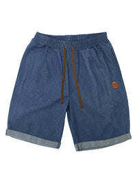 SHOPIQAT Casual Three-Quarter Pants Solid Colour Shorts Loose High-Waisted Rope Breathable Shorts - Premium  from shopiqat - Just $7.750! Shop now at shopiqat