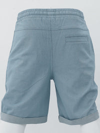 SHOPIQAT Casual Three-Quarter Pants Solid Colour Shorts Loose High-Waisted Rope Breathable Shorts - Premium  from shopiqat - Just $7.750! Shop now at shopiqat