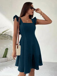 SHOPIQAT New Pastoral Style Suspenders, Sweet Short Skirt, Temperament Commuting Holiday Beach Dress - Premium  from shopiqat - Just $7.650! Shop now at shopiqat