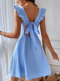 SHOPIQAT New Pastoral Style Suspenders, Sweet Short Skirt, Temperament Commuting Holiday Beach Dress - Premium  from shopiqat - Just $8.500! Shop now at shopiqat