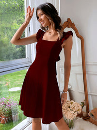 SHOPIQAT New Pastoral Style Suspenders, Sweet Short Skirt, Temperament Commuting Holiday Beach Dress - Premium  from shopiqat - Just $8.500! Shop now at shopiqat
