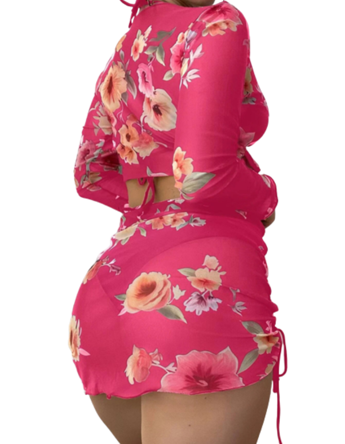 SHOPIQAT 2-Pieces Floral Bikini