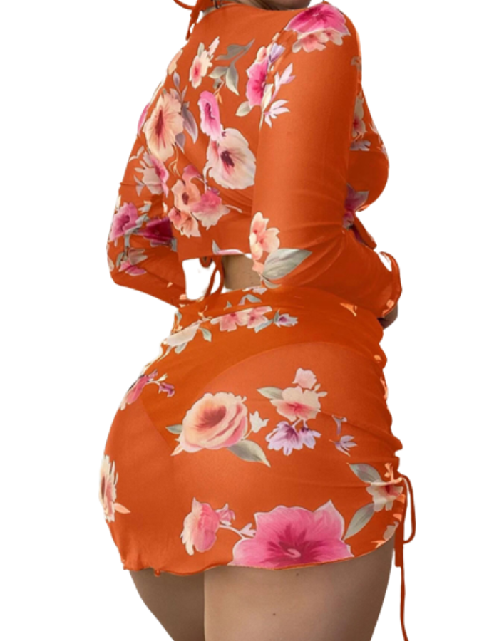 SHOPIQAT 2-Pieces Floral Bikini