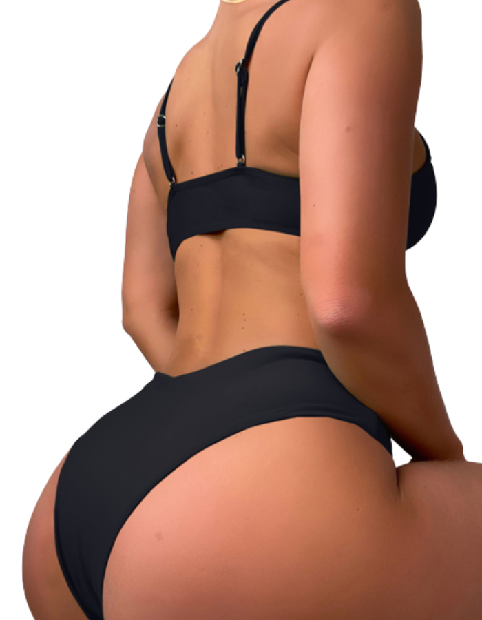 SHOPIQAT Underwire Bikini And Button Set