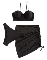 SHOPIQAT Shell Shape Bikini 3-Pieces Set