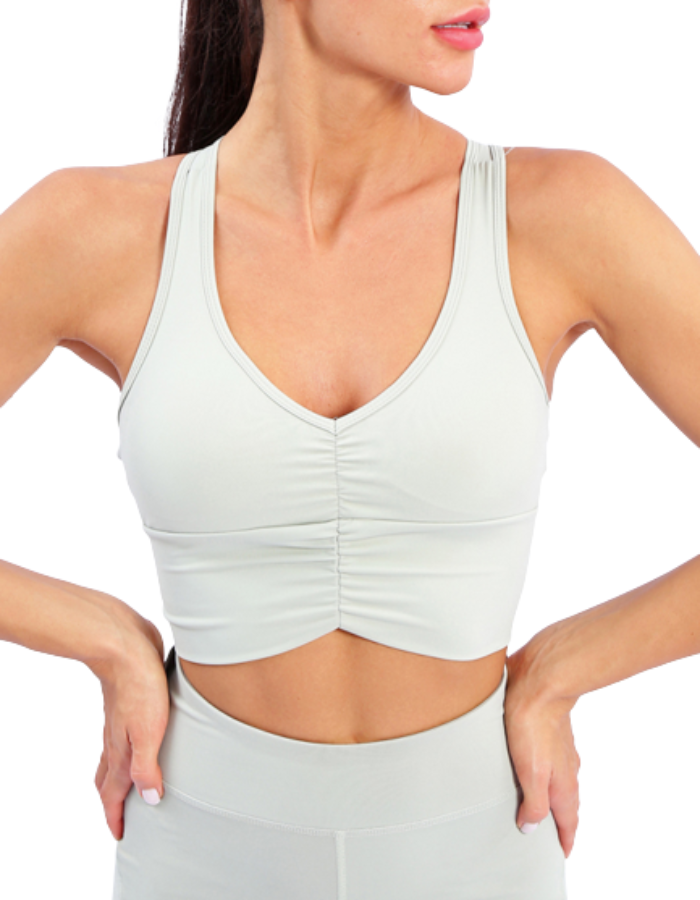 SHOPIQAT Medium Strength Shockproof Support Sports Bra