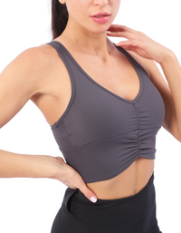 SHOPIQAT Medium Strength Shockproof Support Sports Bra