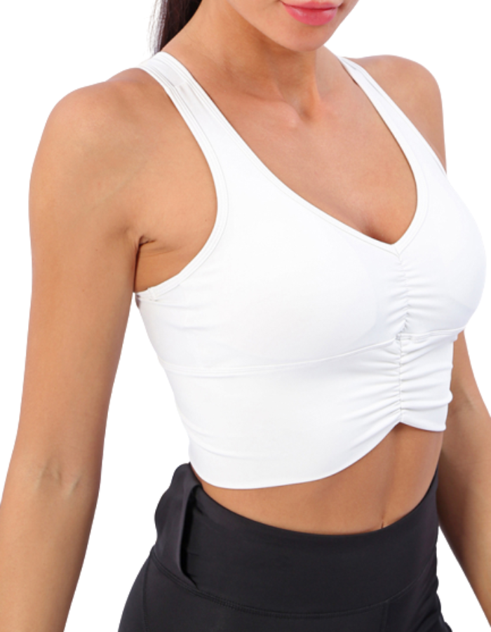 SHOPIQAT Medium Strength Shockproof Support Sports Bra