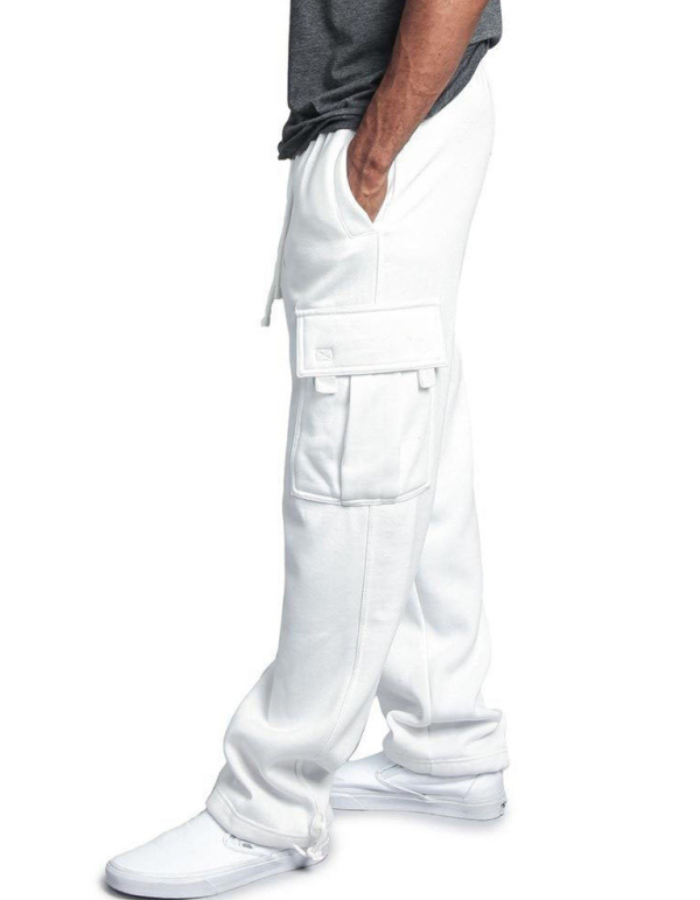SHOPIQAT Drawstring Waist Cargo Pants