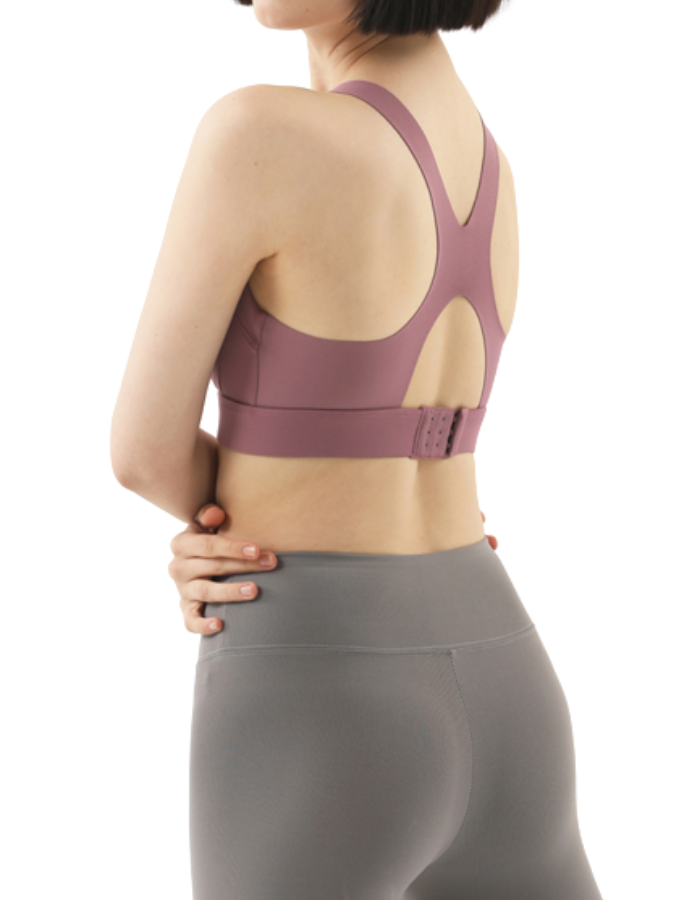 SHOPIQAT High-Strength Shockproof Push-Up Seamless Back Sports Bra
