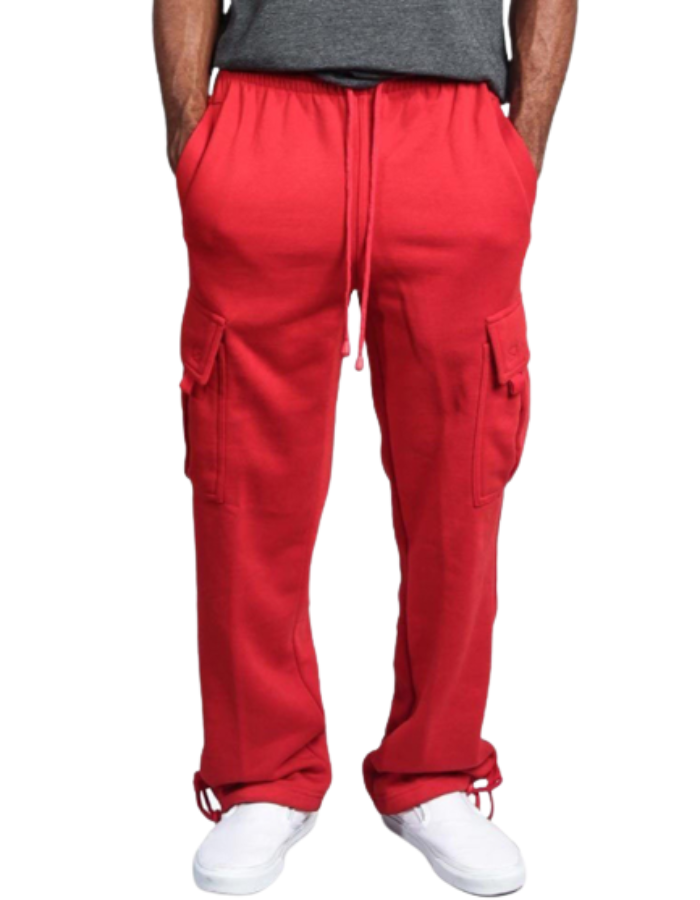 SHOPIQAT Drawstring Waist Cargo Pants