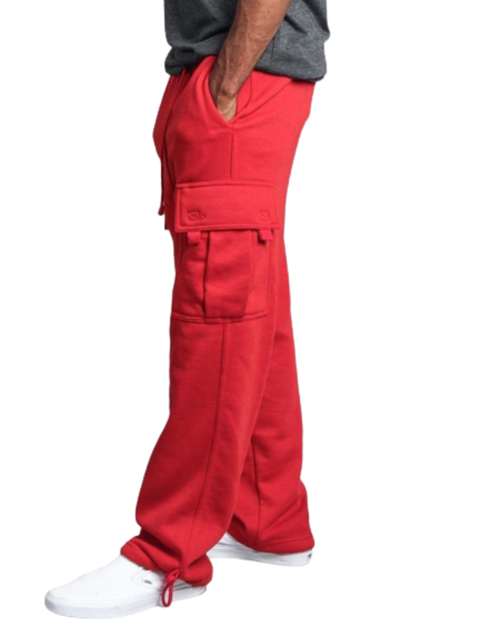 SHOPIQAT Drawstring Waist Cargo Pants
