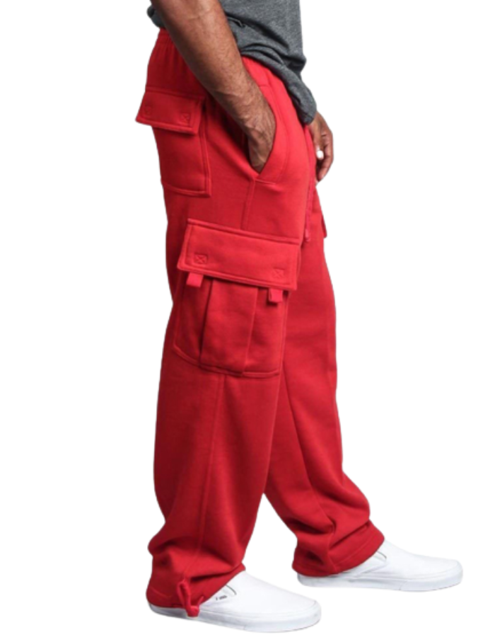 SHOPIQAT Drawstring Waist Cargo Pants