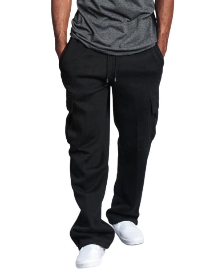 SHOPIQAT Drawstring Waist Cargo Pants