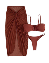 SHOPIQAT Split 3-Pieces Swimsuit