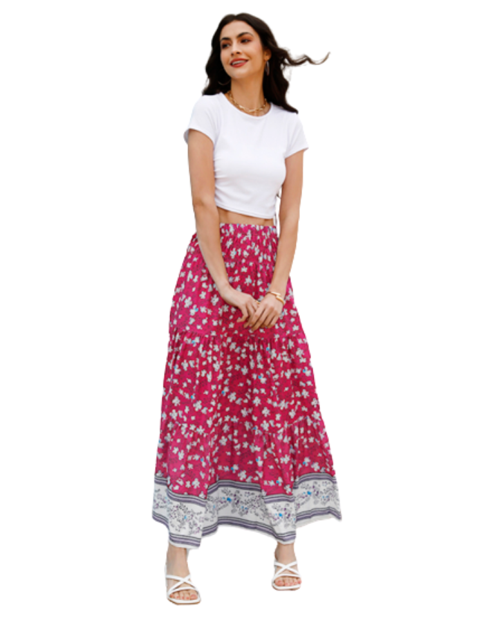 SHOPIQAT Ladies Casual Fashion Boho Skirt - Premium  from shopiqat - Just $6.950! Shop now at shopiqat