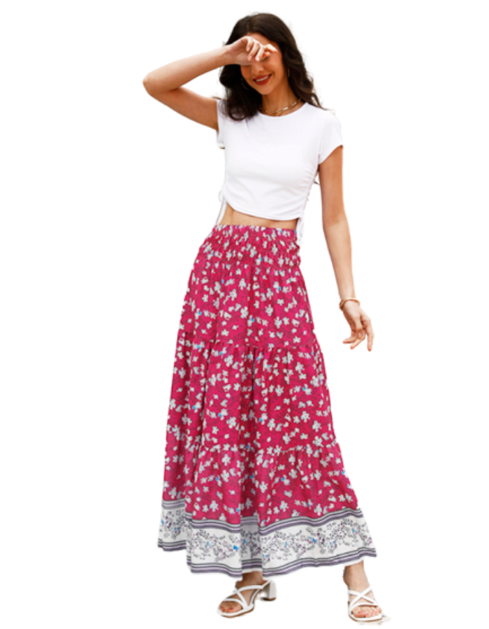 SHOPIQAT Ladies Casual Fashion Boho Skirt - Premium  from shopiqat - Just $6.950! Shop now at shopiqat