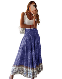 SHOPIQAT Ladies Casual Fashion Boho Skirt - Premium  from shopiqat - Just $6.950! Shop now at shopiqat