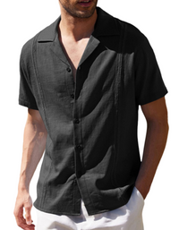 SHOPIQAT Linen Resort Shirt